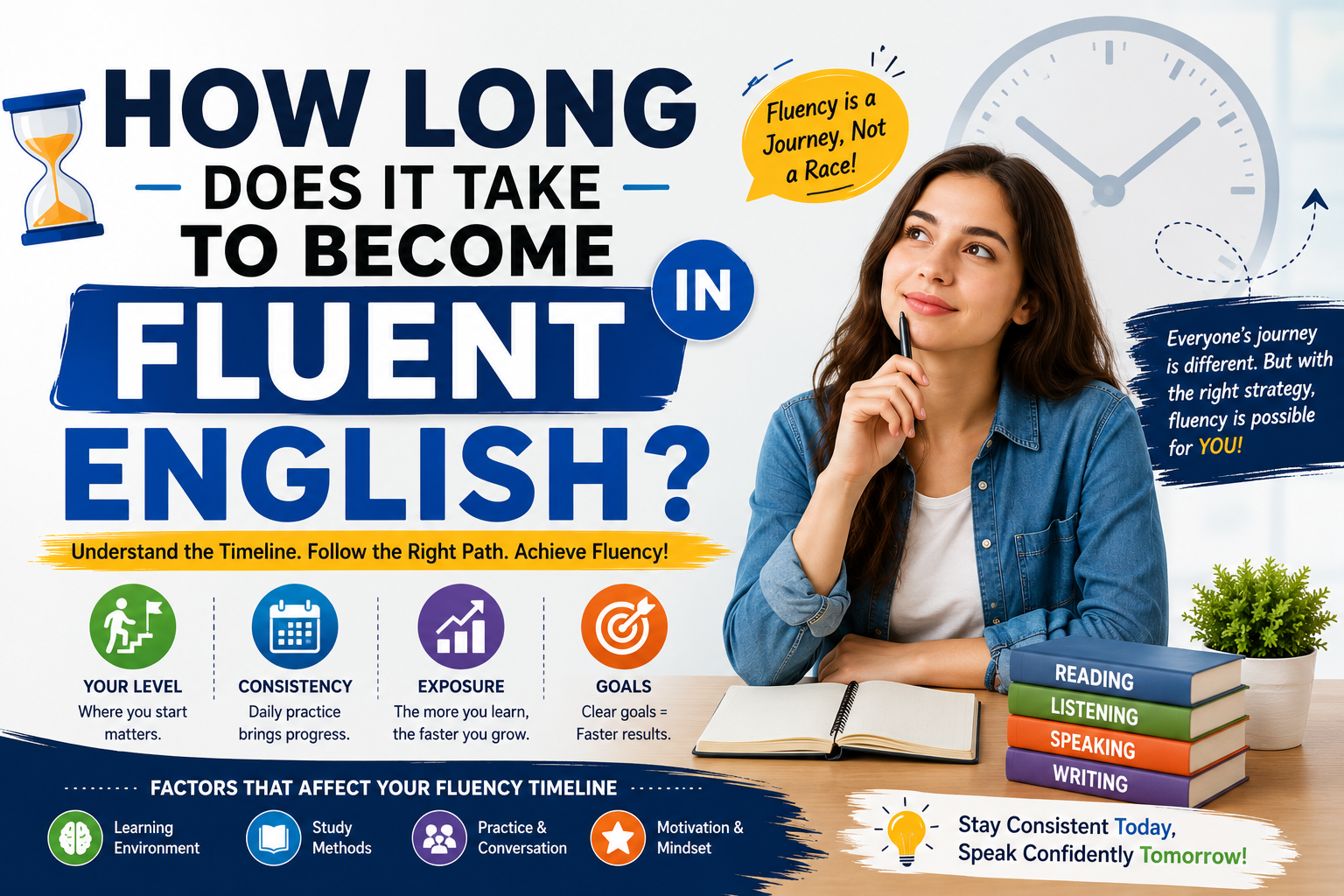 How Long Does It Take to Become Fluent in English?