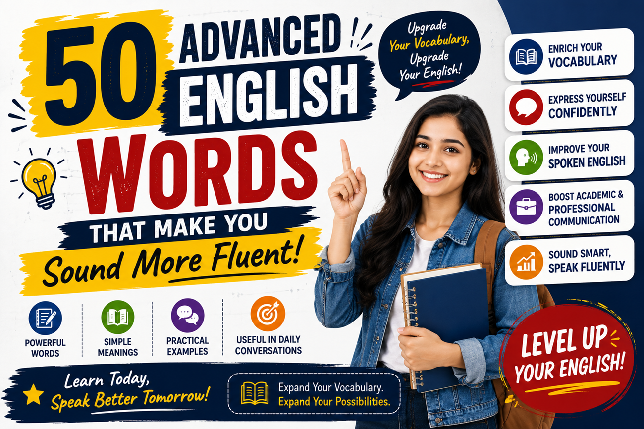 50 Advanced English Words That Make You Sound More Fluent
