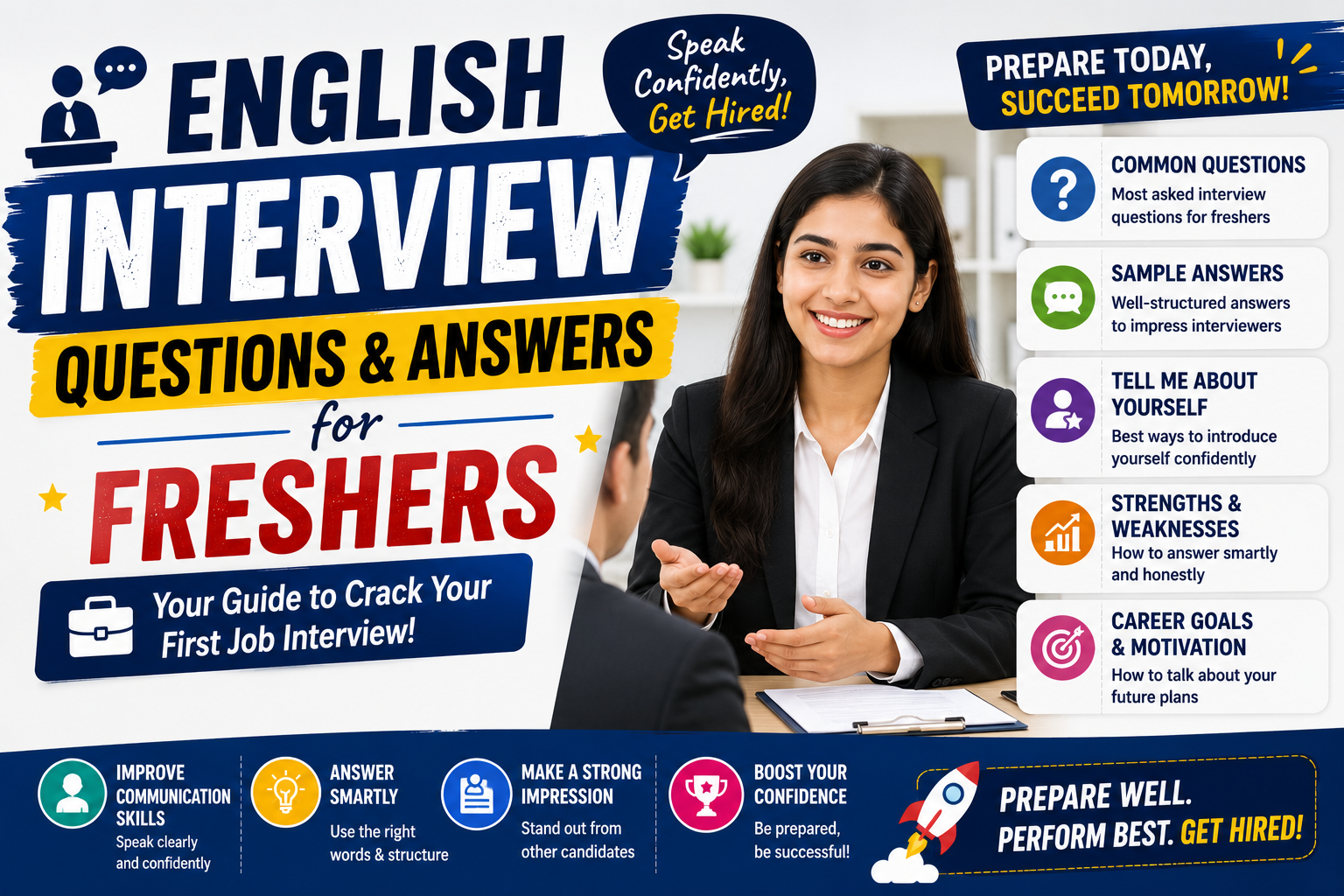English Interview Questions and Answers for Freshers