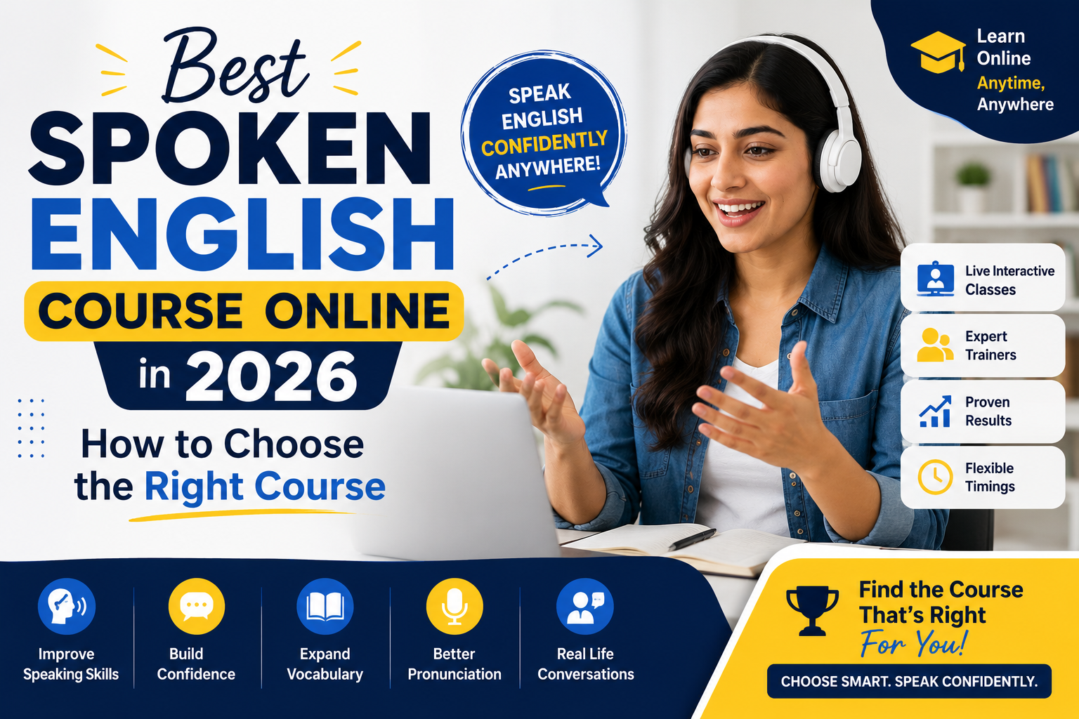 Best Spoken English Course Online in 2026: How to Choose the Right Course