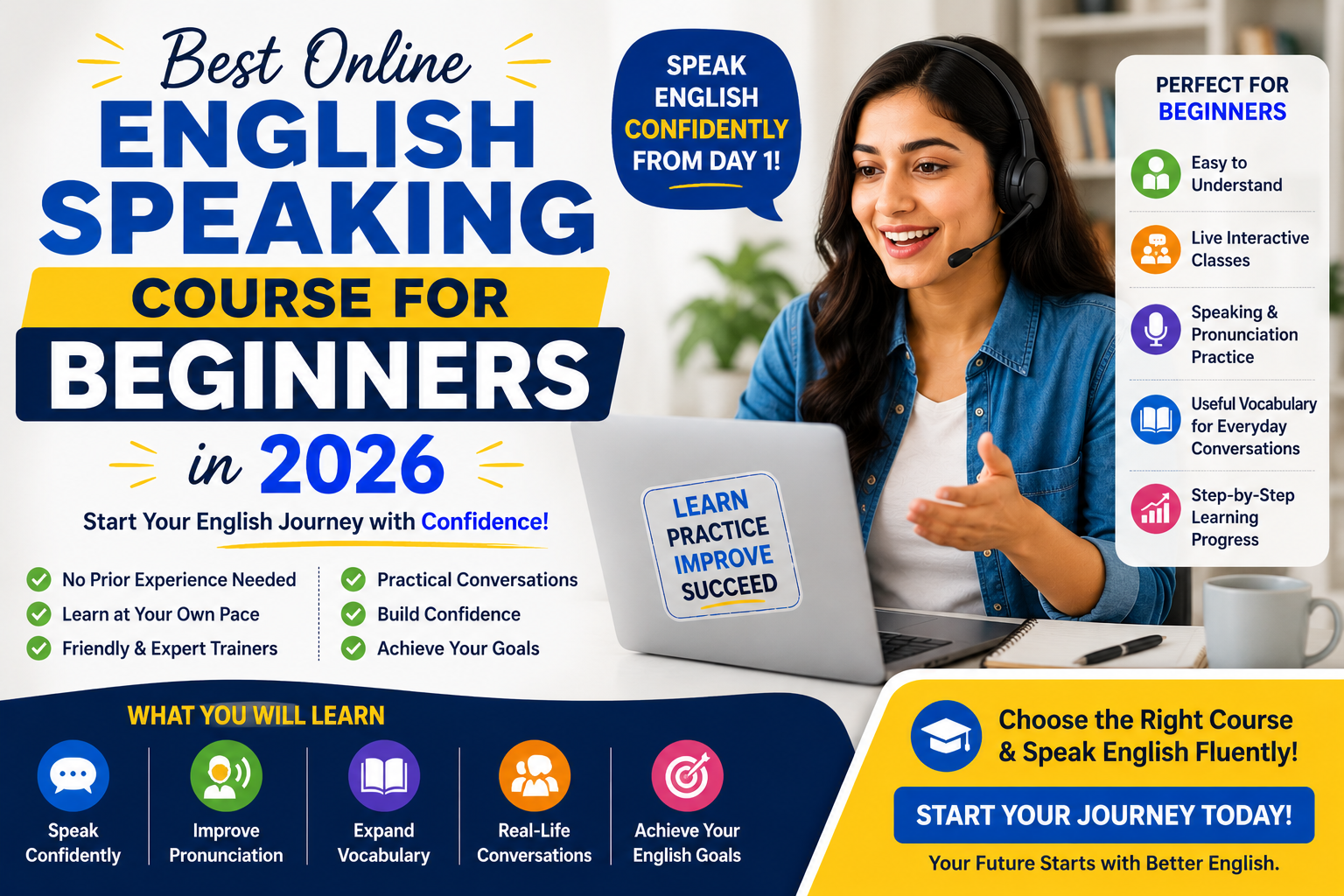 Best Online English Speaking Course for Beginners in 2026
